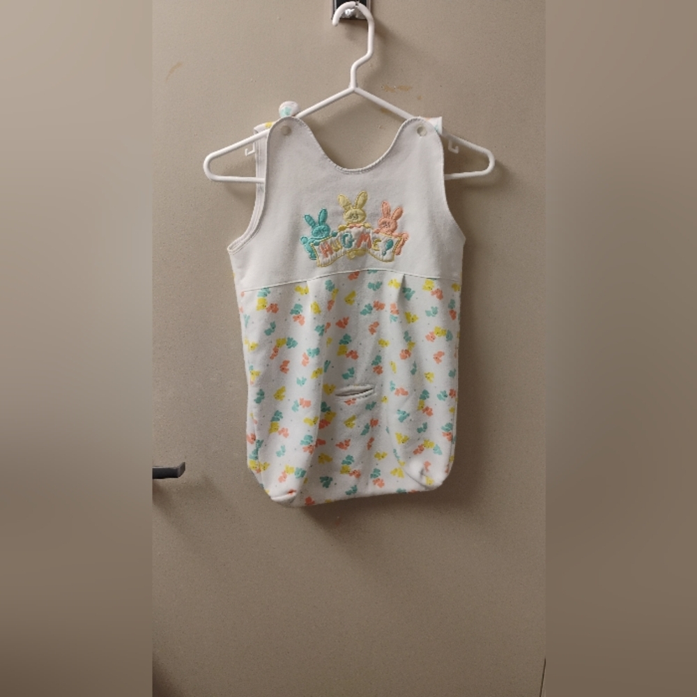 Vintage 1980s 1990s Hug Me Bunny Car Seat Sleep Sack